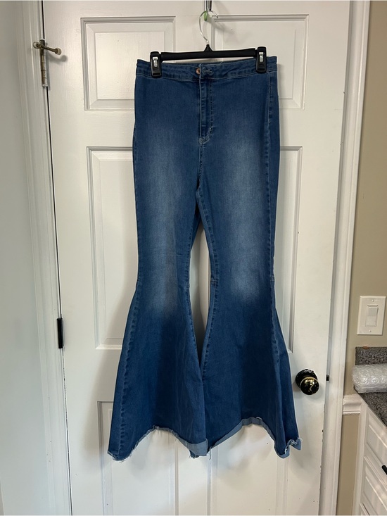We The Free Denim - We The Free Dark Blue High-Rise Flare Jeans